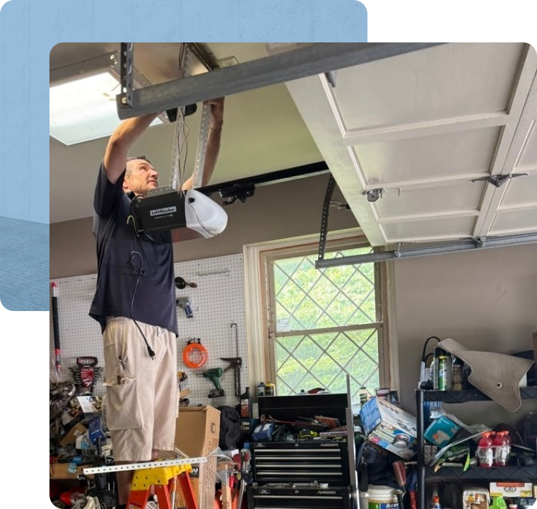 Titan Garage Services technician performing garage door repair NJ